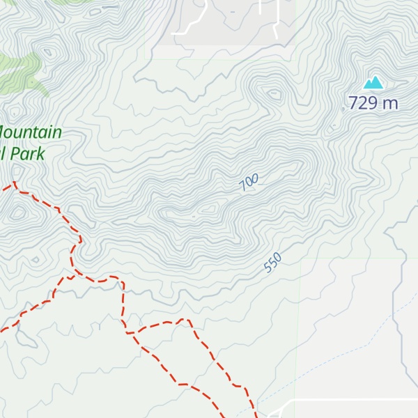 Map of Goldmine Mountain