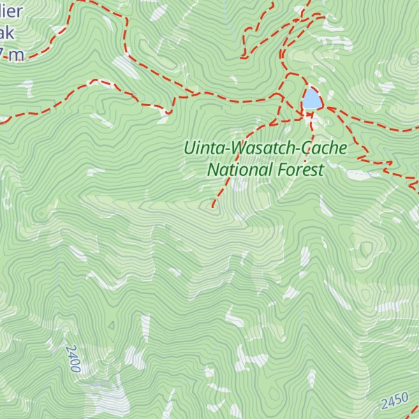 Map of Reynolds Peak