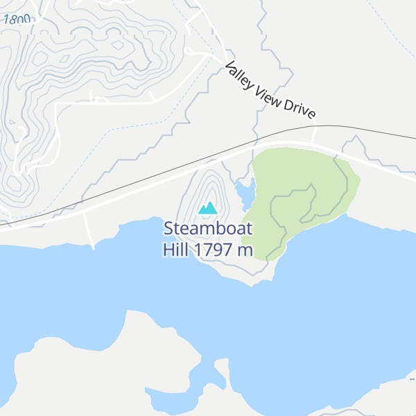 Map of Steamboat Hill