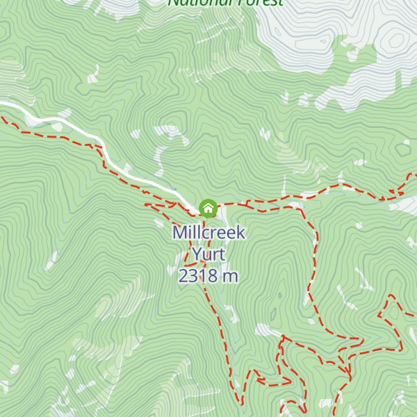Map of Millcreek Yurt