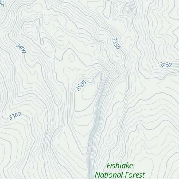 Map of Mount Terrill
