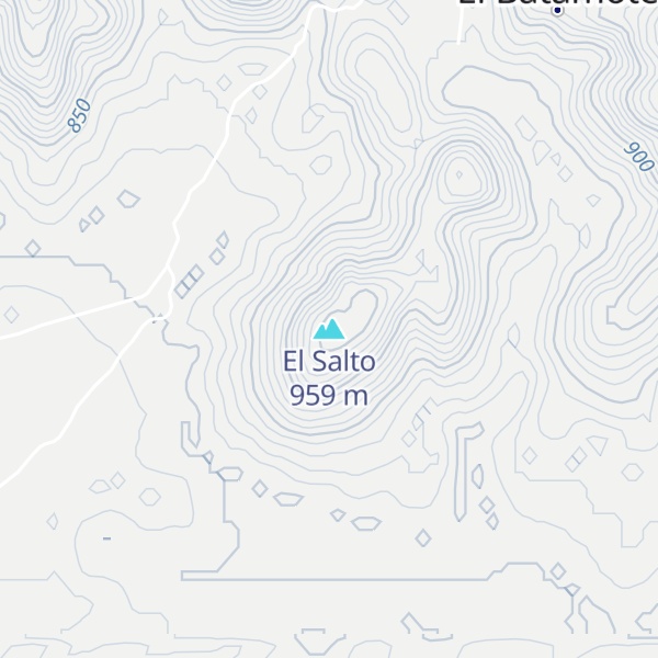Map of El Salto