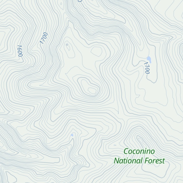 Map of Sycamore Buttes