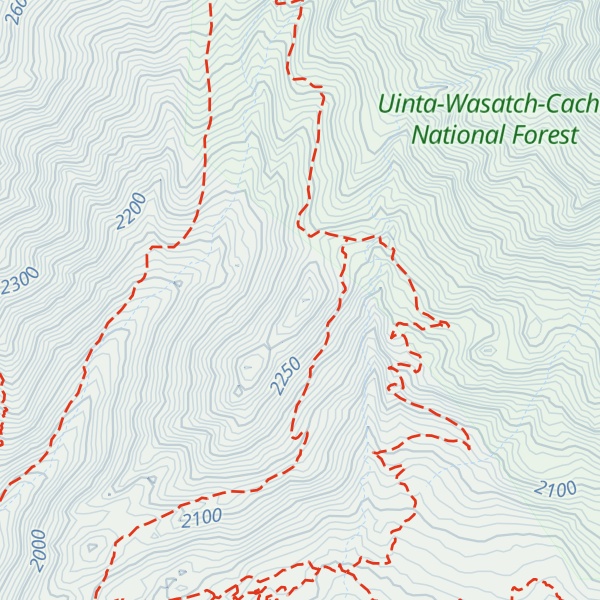 Map of Little Baldy