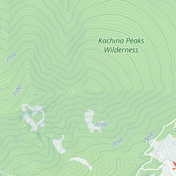 Map of Rees Peak