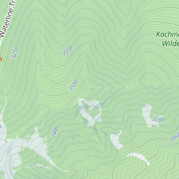 Map of Aubineau Peak
