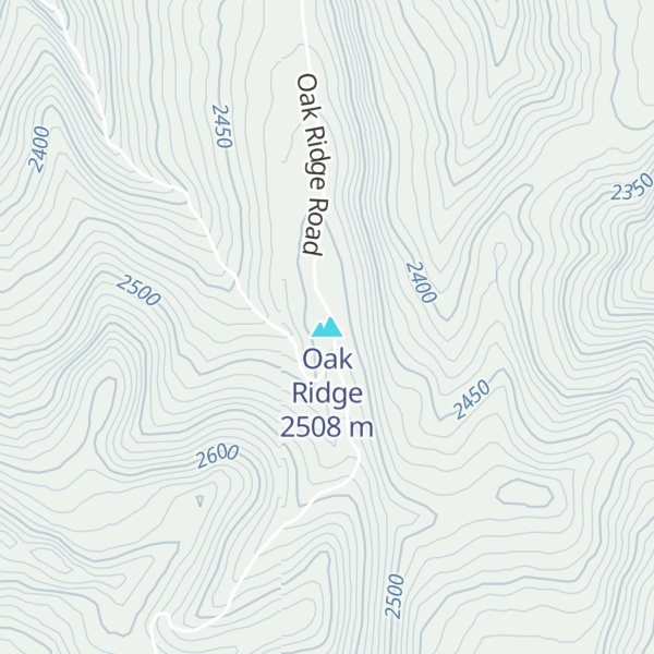 Map of Oak Ridge