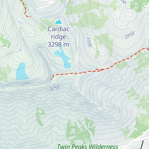 Map of Mount Superior