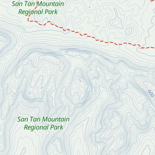 Map of Malpais Hills