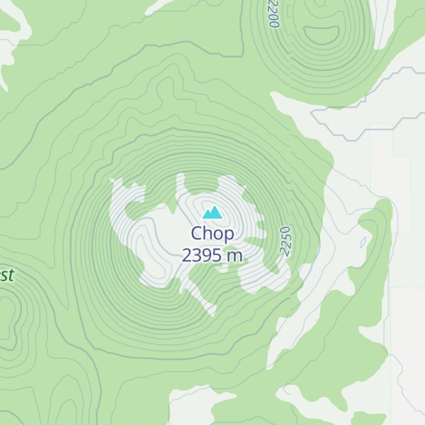 Map of Chop