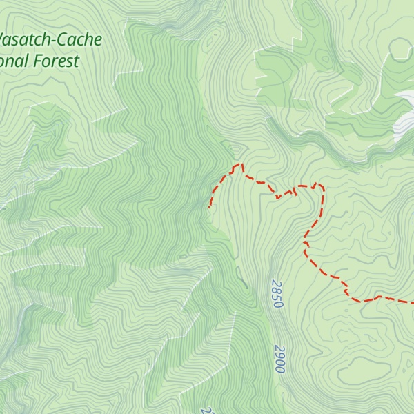 Map of Naomi Peak