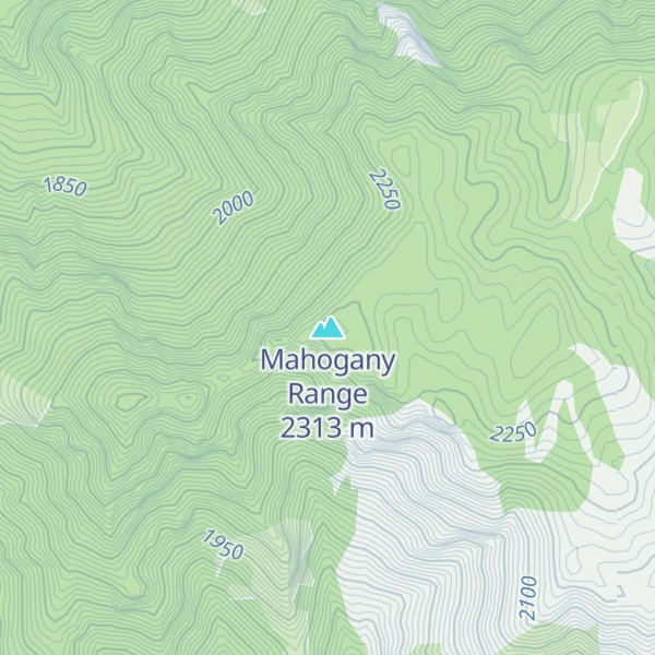 Map of Mahogany Range
