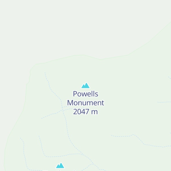 Map of Powells Monument