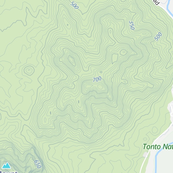 Map of Arizona Dam Butte