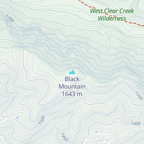 Map of Black Mountain