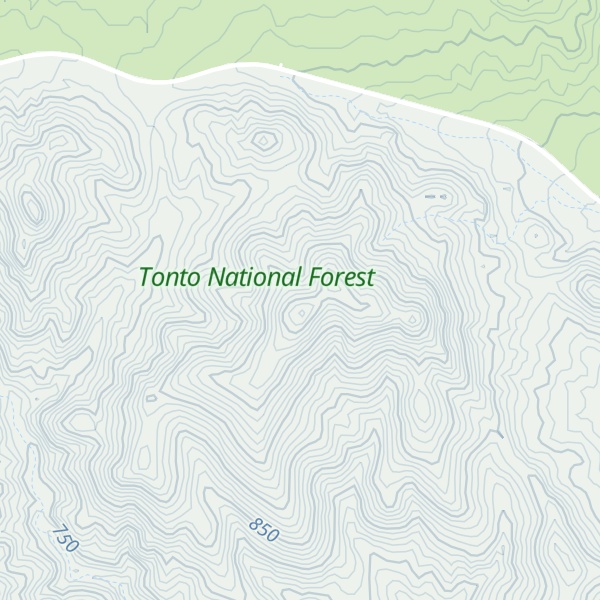 Map of Brushy Mountain