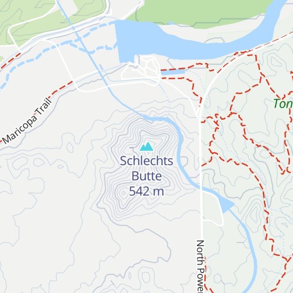 Map of Schlechts Butte