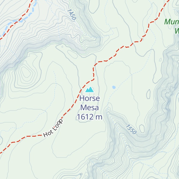 Map of Horse Mesa