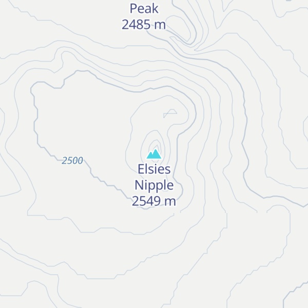 Map of Elsies Nipple