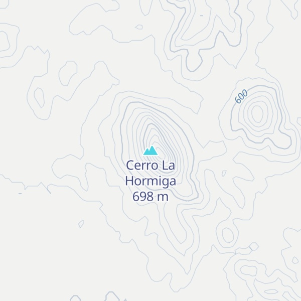 Map of Cerro La Hormiga