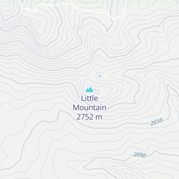 Map of Little Mountain