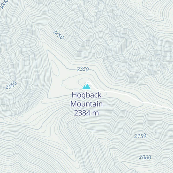 Map of Hogback Mountain
