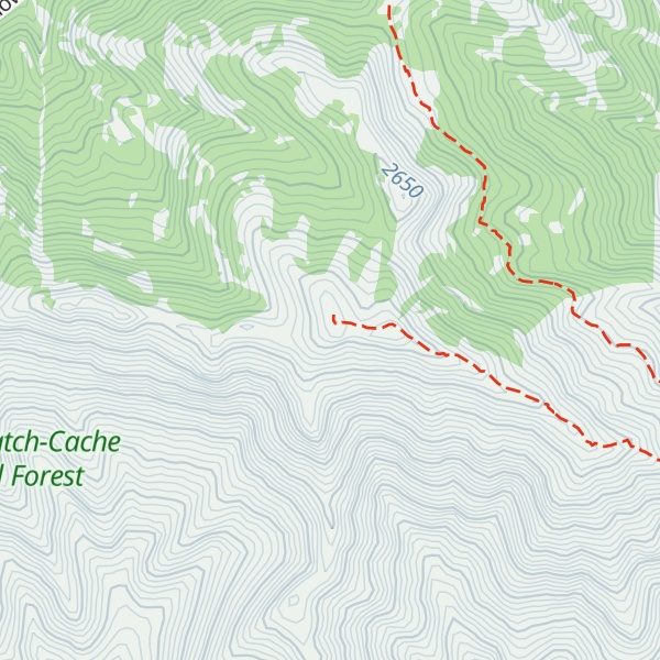 Map of Lookout Peak