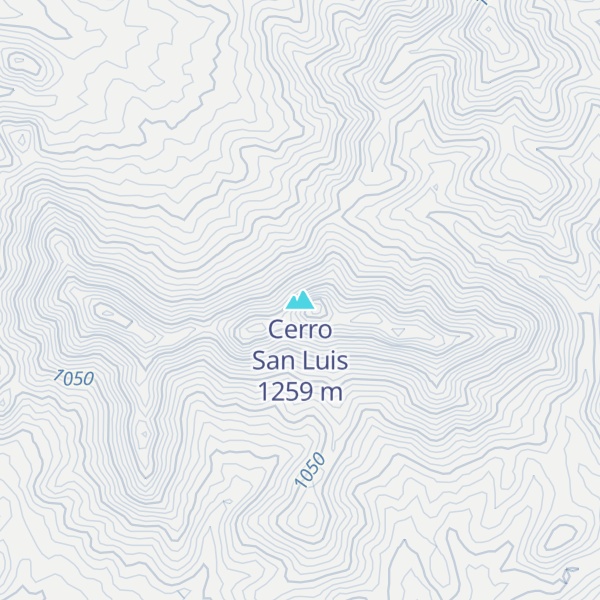 Map of Cerro San Luis