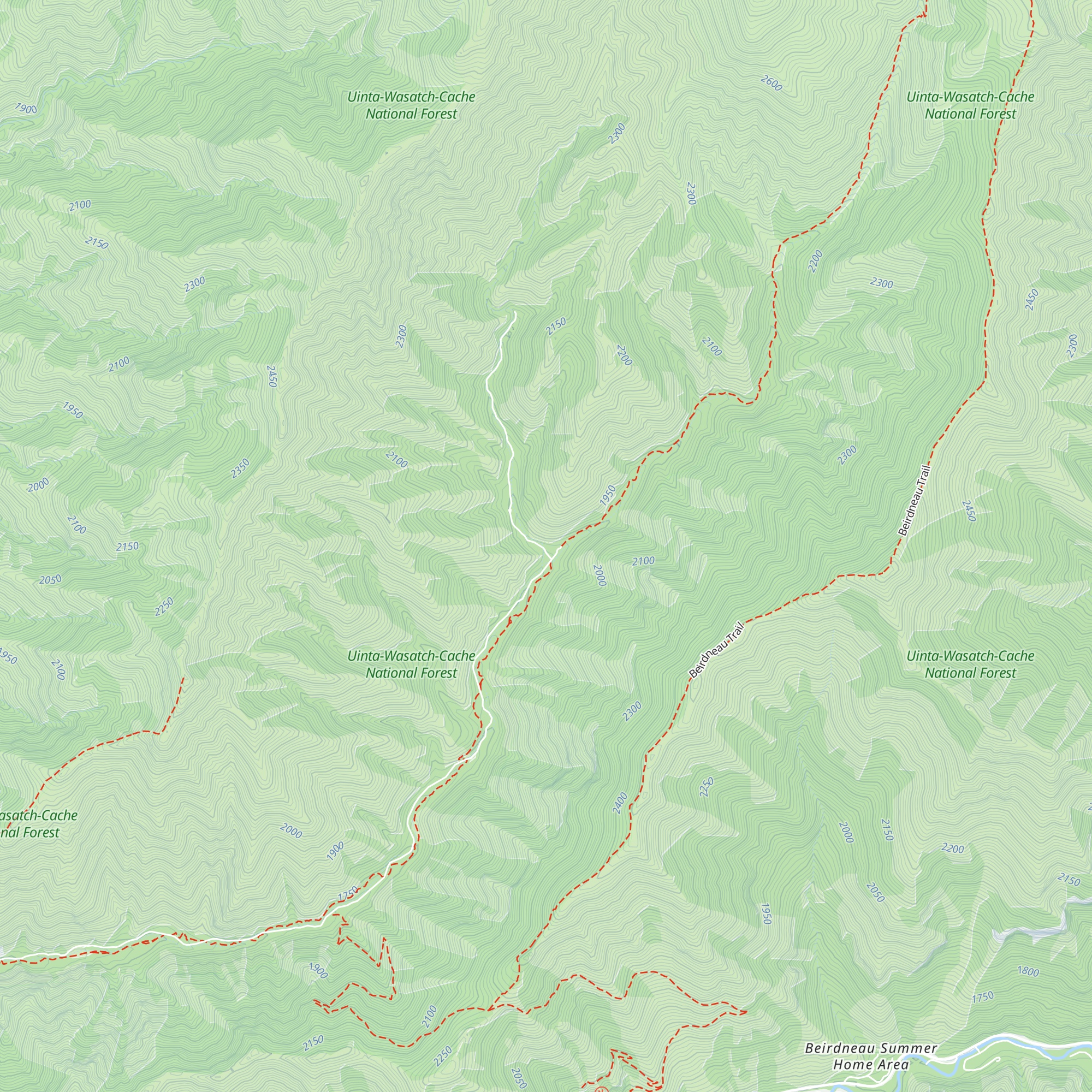 Green Canyon Yurt map