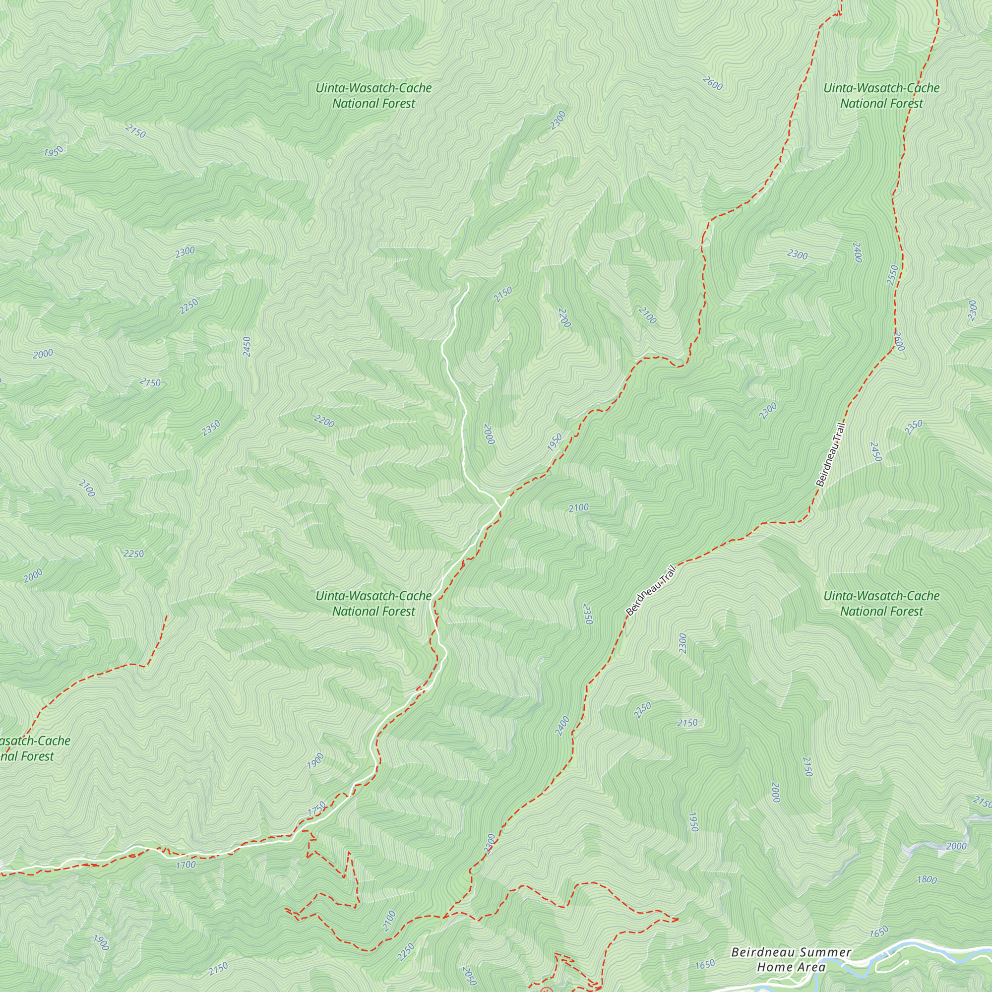 Green Canyon Yurt map