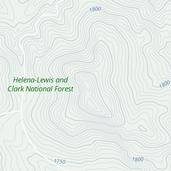 Map of Big Mountain