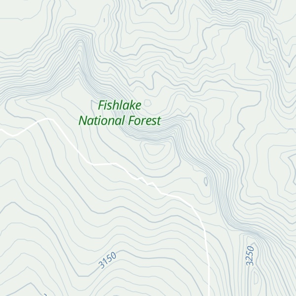 Map of Boobe Hole Mountain