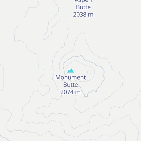 Map of Monument Butte