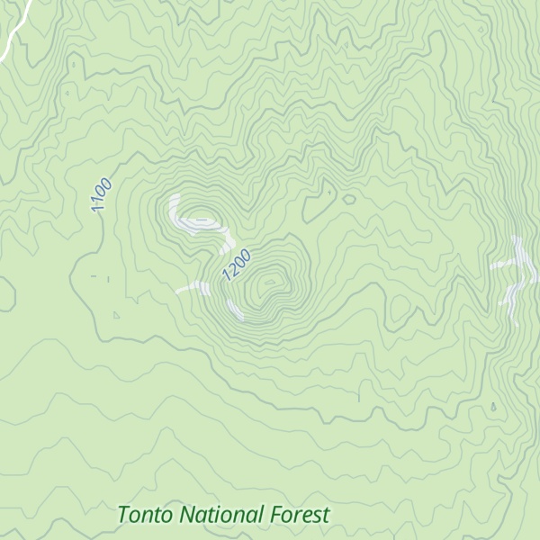 Map of Saint Clair Peak
