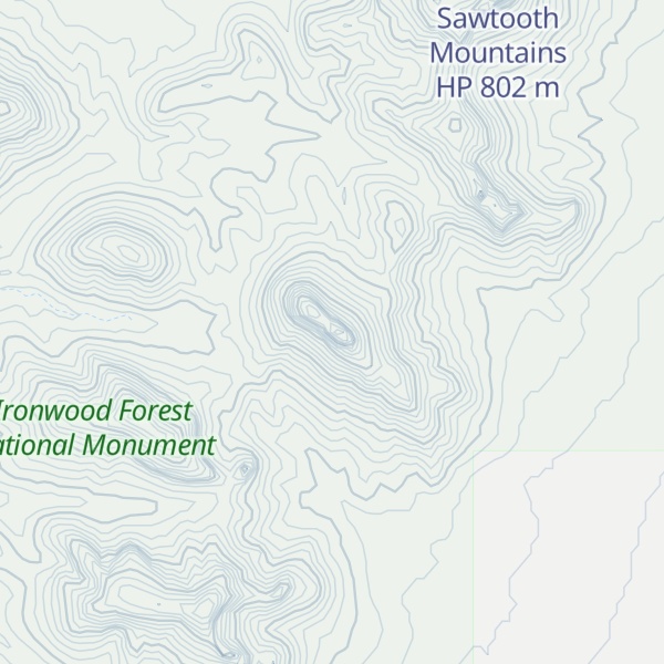 Map of Little Picacho