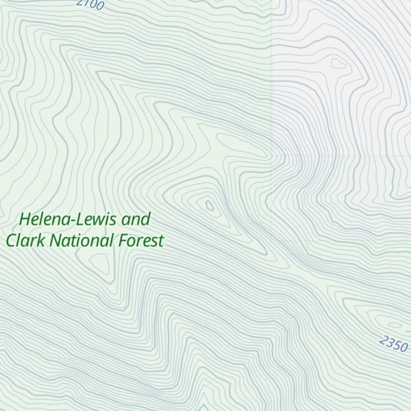 Map of Shellrock Ridge
