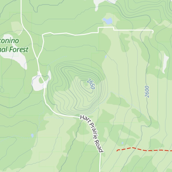 Map of Fern Mountain