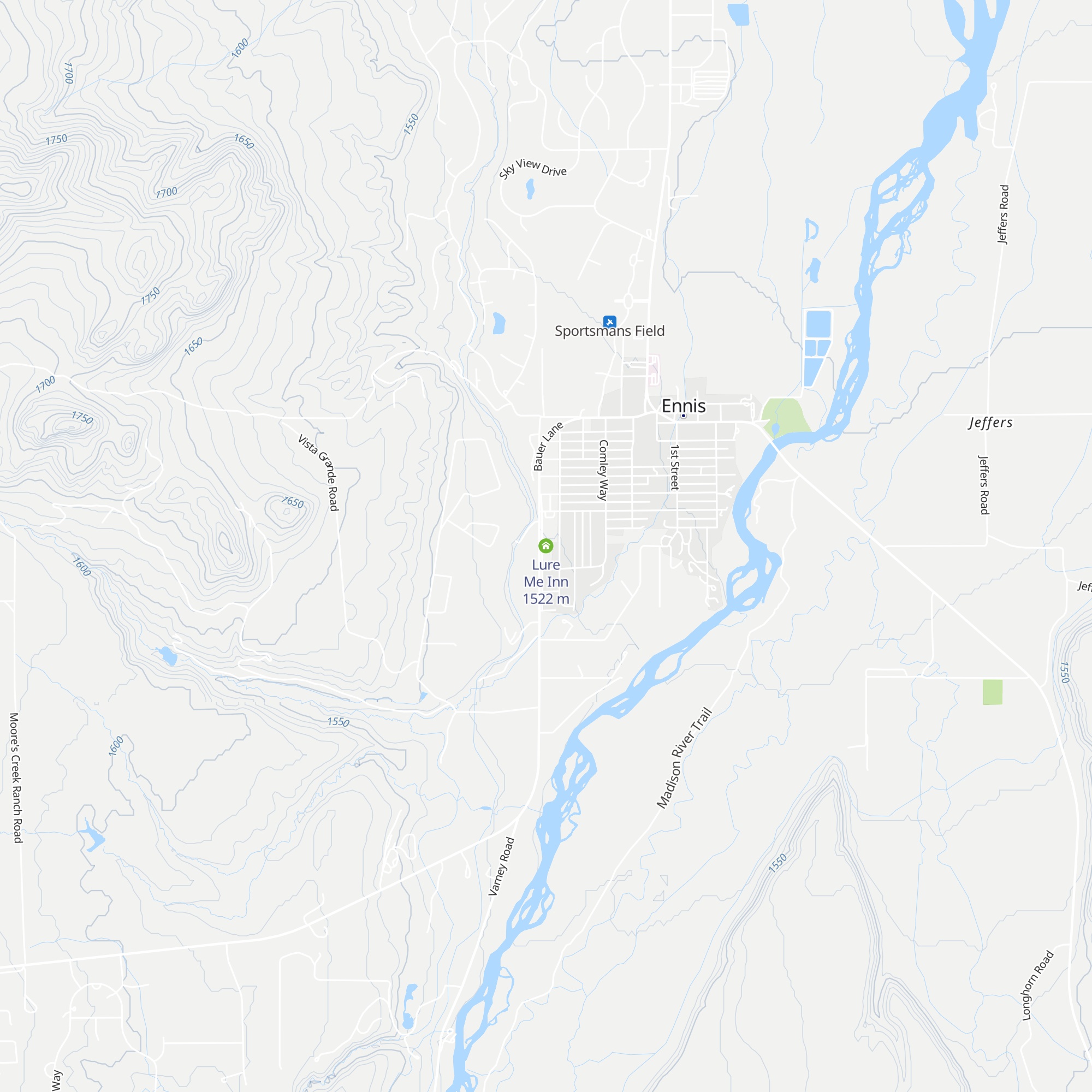 Lure Me Inn map