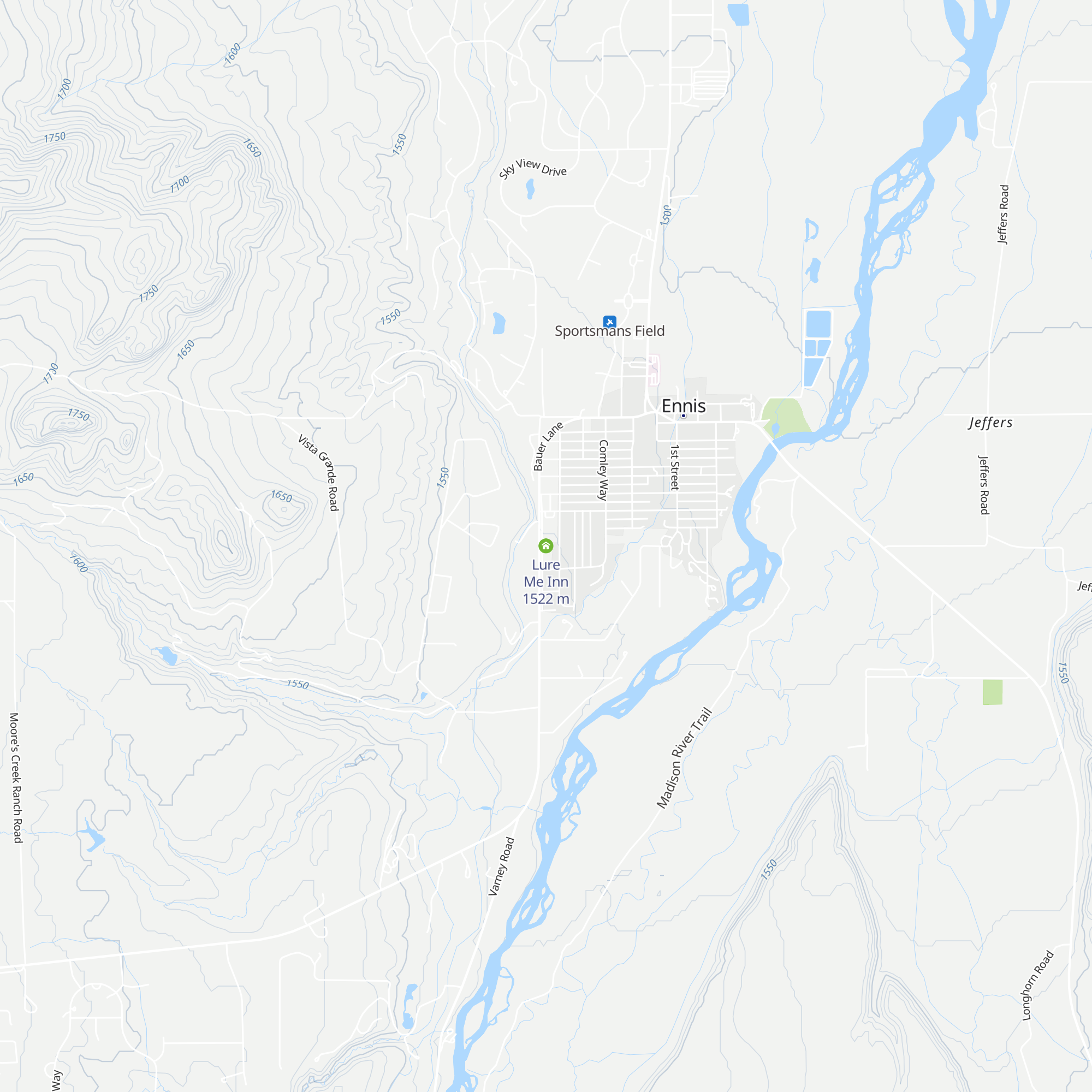 Lure Me Inn map