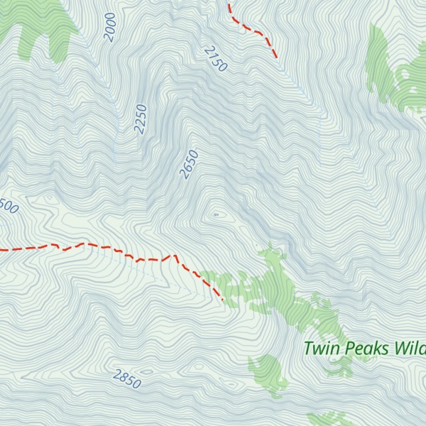 Map of Storm Mountain