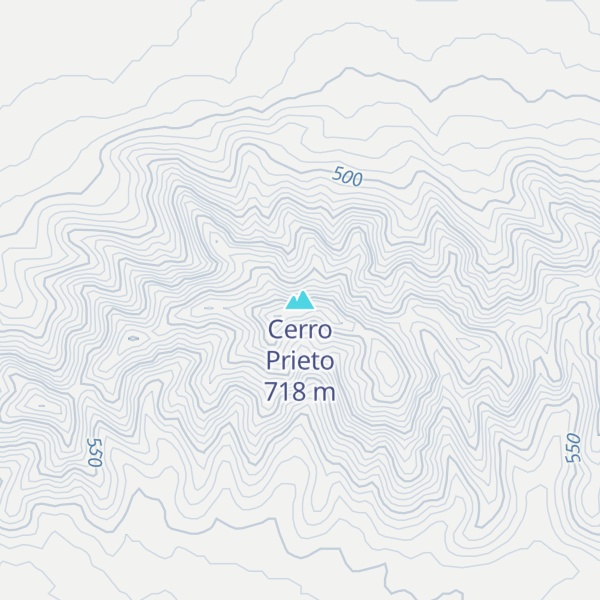 Map of Cerro Prieto