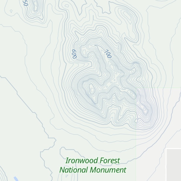 Map of Wildcat Peak