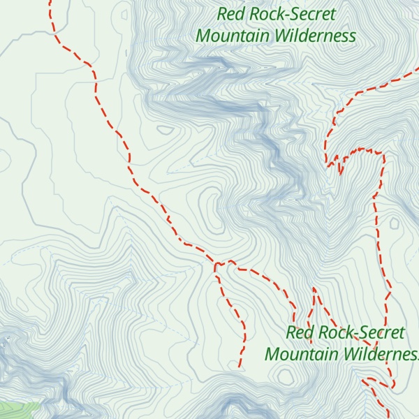Map of Wilson Mountain