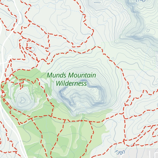 Map of Courthouse Butte
