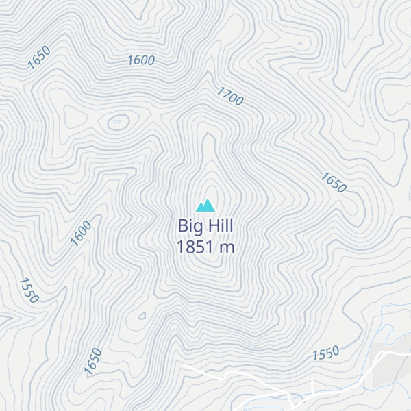 Map of Big Hill