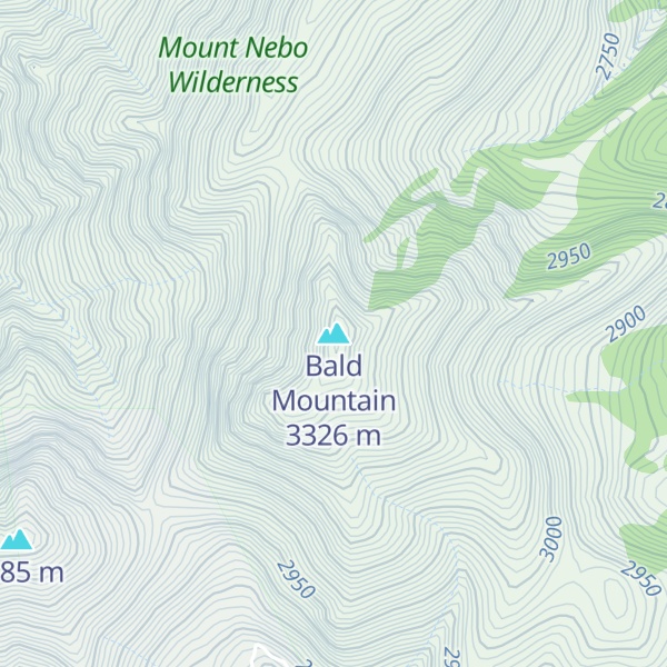 Map of Bald Mountain