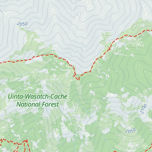 Map of Grandeur Peak
