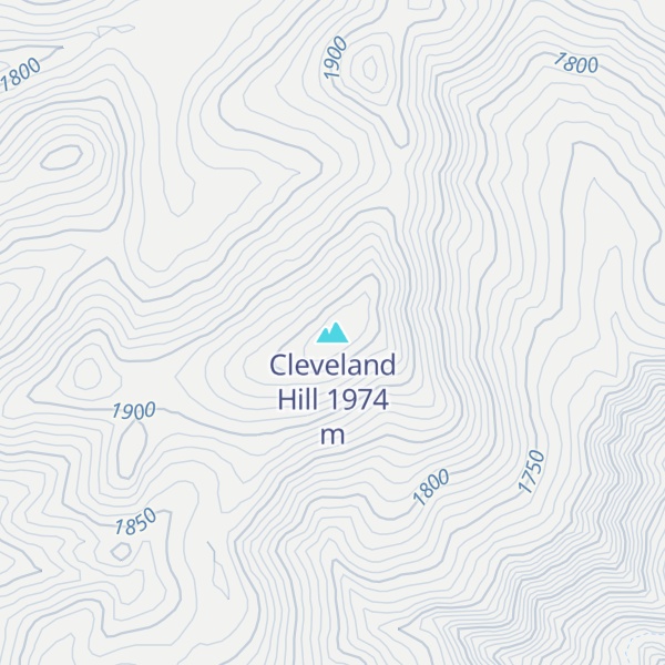 Map of Cleveland Hill