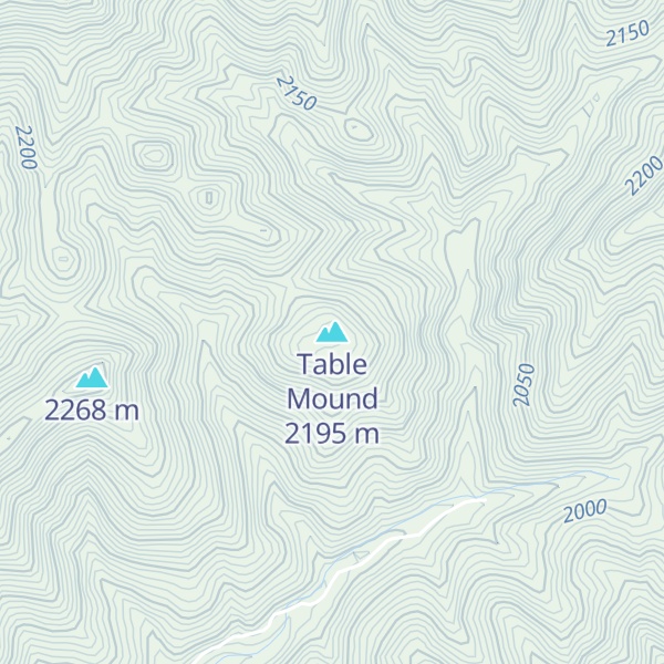 Map of Table Mound