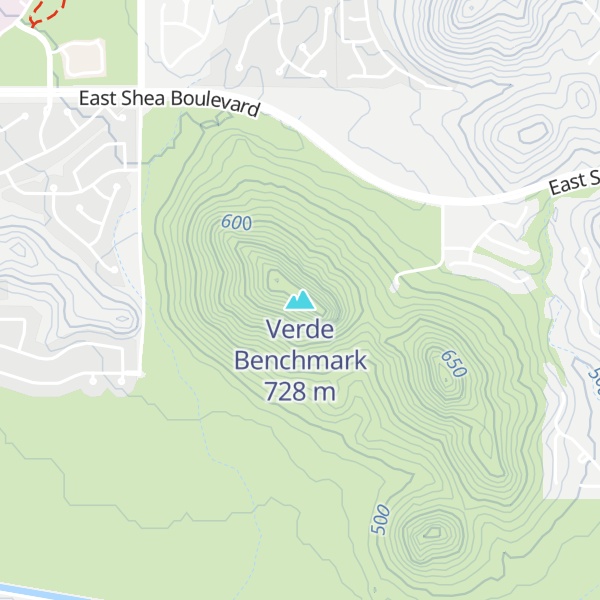 Map of Verde Benchmark
